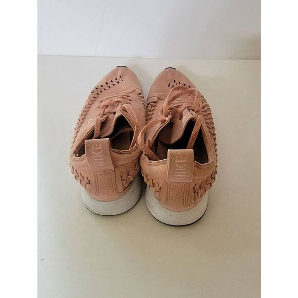 Nike Women's Pink Dualtone Woven Fabric Lace Up Racer Running Sneakers Size 9.5 - Picture 3 of 6